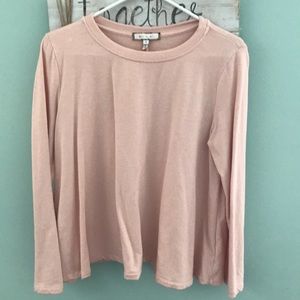 Dusty rose feminine sweatshirt